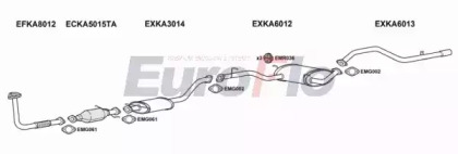 Система выпуска ОГ EuroFlo KASED29D 6004